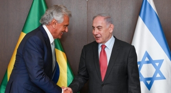 Caiado é recebido pelo primeiro-ministro de Israel